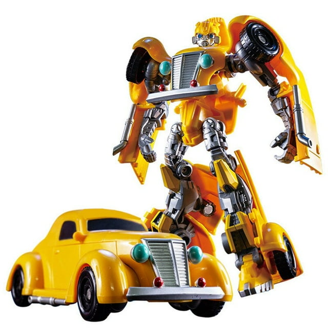 Figura de acción BMB, juguete de transFormación de 21CM, modelo de coche Robot negro, regalo clásico para niños, H6001-1B, SS38
