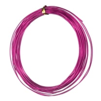 Uxcell 18 Gauge 1mm Aluminum Wire, 32.8 ft(10m) Bendable Metal Wire Jewelry Craft Wire Beading Armature Wire for Jewelry DIY Crafts Wreath Making Sculpting Floral Bonsai Trees, Rose Red