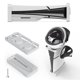 thumbnail image 1 of Soporte horizontal y vertical 2 en 1 para consola PS5 Slim, accesorio base compatible con PS5 Slim Disc, Digital Edition y dispositivo PS5 VR2, 1 of 7