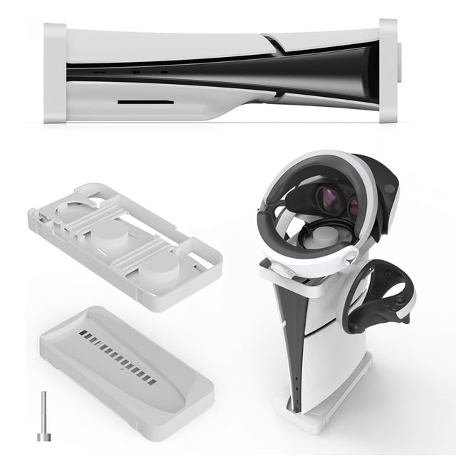 Soporte horizontal y vertical 2 en 1 para consola PS5 Slim, accesorio base compatible con PS5 Slim Disc, Digital Edition y dispositivo PS5 VR2