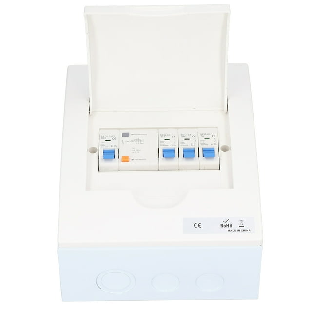 Indoor Distribution Box,3 Way 230V Indoor Power Distribution Box Distribution Protection Box Modern Innovation
