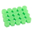 thumbnail image 1 of pitrice 20 Pieces/Set Car Wheel Hub Screw Cap Detachable Decorative Replacement 16mm Hexagonal Universal Tire Screws Guard Red Green, 1 of 6