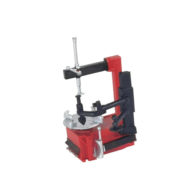 Siruishop 1/64 Car Garage Tool Simulation Sturdy Model Scene Props Miniature Accessory for Tire changer
