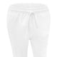 thumbnail image 5 of Pantalones De Verano Pantalones cómodos de lino y algodón con bolsillos y cordón para mujer, atuendo diario holgado Ygjytge M Blanco para Mujer, 5 of 9