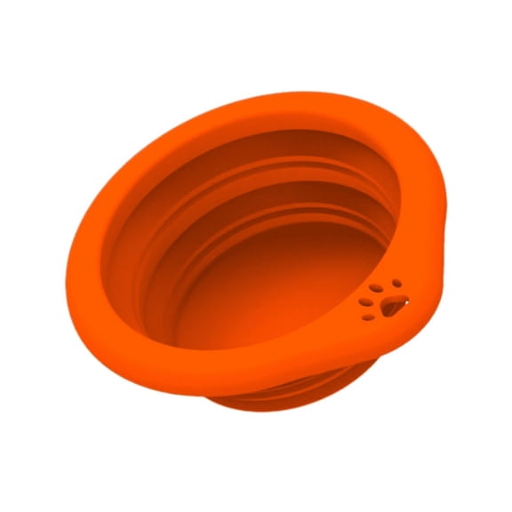 Silicone Collapsible Dog Bowl, Portable Pet Water Food Bowl for Travel, Camping & Home, Foldable Non-Slip Feeding Bowl for Dogs Cats