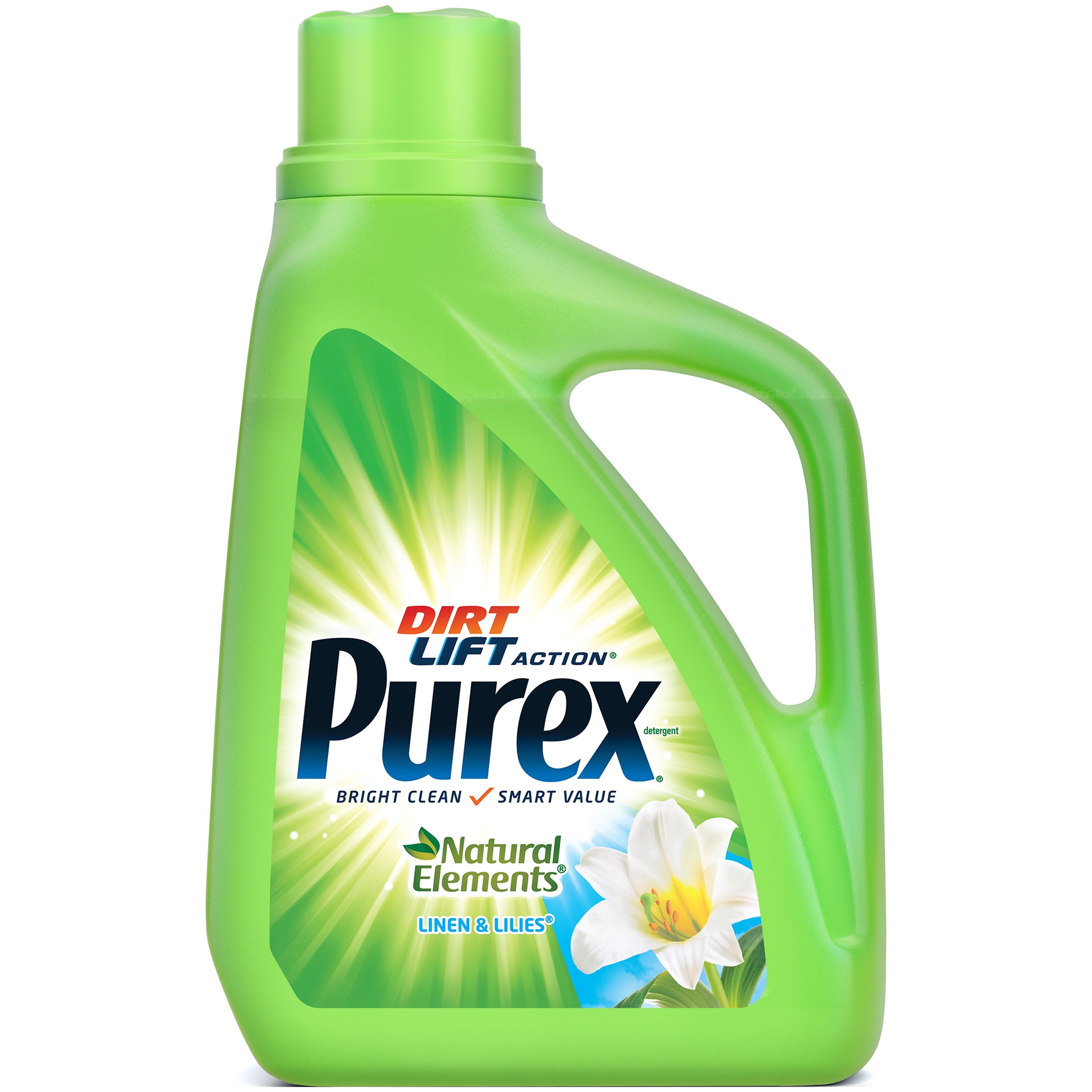 Purex Liquid Laundry Detergent, Natural Elements Linen & Lilies, 50 Fluid Ounces, 33 Loads