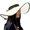 White, variant on Afdoent Beach Hats For Women Big Straw Wide Brim Summer Hat Floppy Foldable Roll Up Cap Sun Hat For Summer Travel