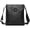 black, variant on Men's Shoulder Bags Genuine Leather Cross Body Bag Crocodile Pattern Messenger Business Handbags Small Side Satchel Crossbody Bag