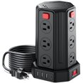 thumbnail image 1 of Protector contra sobretensiones SMALLRT, 12 tomas de corriente alterna, 4 USB, 1 USB C, 1 of 7