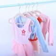 thumbnail image 5 of veeyidd Kids Velvet Clothes Hangers, Non Slip Baby Hangers Pink (11.6" Inch - 40 Pack), 5 of 5