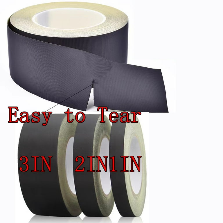 Real Professional Premium Grade Gaffer Tape by Gaffer Power - 4 inch x 30 Yards, Black- Made in The USA - Heavy Duty Gaffers Tape - Non-Reflective 