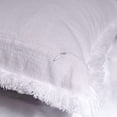 thumbnail image 4 of ATLINIA White Pillow Cover 20 x 20 Linen Decor Pillow Cover with Tassels Linen Boho Pillow Cover Bed Sofa Pillow Cover, 4 of 6