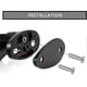 thumbnail image 5 of psler Motorcycle Rearview Mirror Bases compatible Yamaha R6 and compatible Kawasaki ZX6R ZX25R NINJA 650 400 250 300 250sl, Side Mirror Wind Wings Dec, 5 of 5