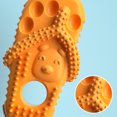 thumbnail image 2 of Transemion Dog Toy TPR Bite-resistant Chew Toy Provides Entertainment For Pets Has Raised To Clean Pet Teeth Orange, 2 of 6
