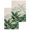 Green, variant on Palm Leaves Tropical Kitchen Dish Towels for Drying Dishes Set of 4, Green Botanical Summer Linen Waffle Weave Microfiber Hand Tea Bathroom Towels Quick Dry & Absorbent Towel 15.7x23.6