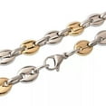 thumbnail image 4 of 7/9/11mm Fashion Women Mens Chain 316L Stainless Steel Coffee Bead Link Necklace, 4 of 6