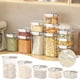 thumbnail image 1 of XWSHYW Contenedores de Almacenamiento Tarro de Almacenamiento Cereales Varios Tarro de Almacenamiento de Nueces y Dulces Tarro de Almacenamiento En Seco con Hebilla Transparente, 1 of 4