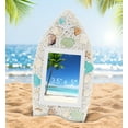 thumbnail image 5 of CoTa Global Oceanic Boat Frame 3.5x5 Frame - Seashell Photo Frame with Beach Ornaments for Summer Vacation Memory, Handmade Tropical Sand Nautical Picture Frame for Tabletop or Wall Hang - 10.7 Inch, 5 of 7