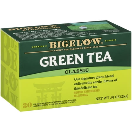 (3 Boxes) BigelowÂ® Classic Green Tea Bags 20 ct (The Best Tasting Green Tea)