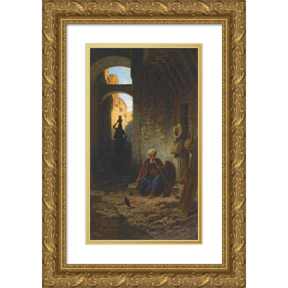 UPC 461776885176 - Carl Spitzweg 10x14 Gold Ornate Wood Frame and ...