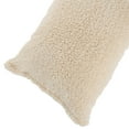 thumbnail image 4 of Lavish Home 64-28-I Body Soft Sherpa Pillow Cover with Zipper - Ivory, 4 of 8