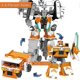 thumbnail image 3 of Mixer Truck Transforms into Robot Toy, Engineering Vehicle Warrior Toy, 6-Inch Transformer Robot, Demolition Toys for Boys and Girls Ages 6+ (Orange), 3 of 4