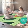 thumbnail image 4 of ODIKA 4'x6' Machine Washable Non-Slip Area Rug, Lush Meadow Inspired Abstract Geometric with Motifs High Traffic Rug, Green, 144066, 4 of 7