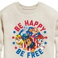 thumbnail image 3 of Paw Patrol - Americana - Be Happy, Be Free - Toddler & Youth Crewneck Fleece Sweatshirt, 3 of 6