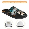 thumbnail image 4 of Soft Plush Furry Slippers, Michael Myers House Slippers Indoor Anti-Slip Comfy Home Medium, 4 of 8
