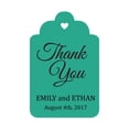 thumbnail image 1 of 100 PCS Custom Made Hang Tags Personalized Wedding Favor Thank You Gift Tags, 1 of 1