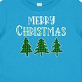 thumbnail image 4 of Inktastic Merry Christmas Green Plaid Christmas Trees Boys or Girls Baby T-Shirt, 4 of 5