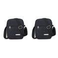 thumbnail image 1 of 2X Bolso de Hombre Bolso de Mensajero de Hombro Bolso de Lona Informal Bolso de Hombre Mochila Bolso Pequeño Bolso de Teléfono Móvil - Negro, 1 of 6