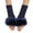 Blue, variant on Ladies Warm Knit Fingerless Convertible Mittens Fashion Flowers Mittens Mittens Women Ski Mittens Men Mittens Men Mittens Convertible Mittens for Women Cold Weather Mittens Combo with Pocket