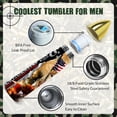 thumbnail image 2 of 17oz Bullet Tumbler | Gifts for Dad Father Husband from Daughter Son Wife 2nd Amendment, 2 of 6