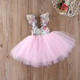 thumbnail image 2 of Robe de Naissance Mode pour Tout-Petits Filles Robe Florale Robe de Bal de Fête Robes Formelles Robe d'Été, 2 of 4