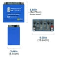 thumbnail image 2 of YTX14L-BS GEL Battery Replacement for Harley Davidson HDX14L, 2 of 6