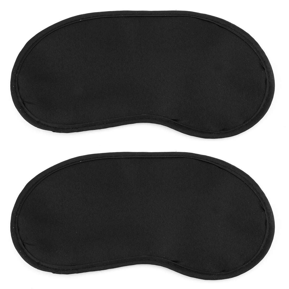 Elastic Strap Black Eye Mask Eyeshade Sleep Blinder Shade Cover 2 Pcs