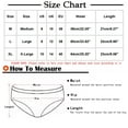 thumbnail image 2 of ameIAEA Cotton Bikini Underwear Women Stripe Breathable Briefs No Show Low Waisted Ladies Panties, 2 of 2