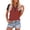 Red, variant on Womens Color Block Tops Short Sleeve Button V Neck Shirts Business Casual Outfit Basic Tees Trendy Summer Tops