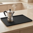 thumbnail image 3 of Silicone Coffee Mat, Heavy Duty Silicone Coffee Maker Mat with Raised Edge, 19.7”x15” Counter Protector Tray, 3 of 6