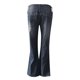 thumbnail image 3 of Gibobby Pantalones para mujer Pantalones vaqueros acampanados desgastados rasgados con estampado de corazón elástico de algodón para mujer(Negro,M), 3 of 5