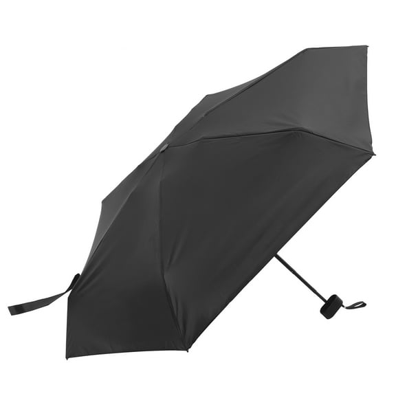 Portable Outdoor Sun Umbrella with Rubber Handle and Steel Frame for Rain and Travel