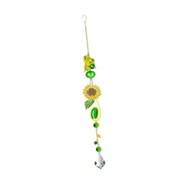 Carillón de viento colgante para jardín, multifuncional, para colgar en la ventana, decoración para el patio trasero Girasol