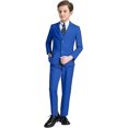 thumbnail image 2 of Lycody Boy's Formal Suit Set 3 piece Slim Fit Kids Tuxedo Suits for Wedding Teen Toddler Boy Dress Suit Outfit, 2 of 6