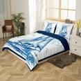 thumbnail image 4 of Erosebridal Sailboats Duvet Cover Full,Sea Waves Seagull Bedding Sets Full Size,Sea Anventure Theme Comforter Cover Full For Teens,Ultra Soft Room Decoration Reversible,3 Pieces（No Comforter）, 4 of 7