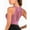 Pink, variant on SAYFUT High Impact Seamless Sports Bra for Women Yoga Bra Crop Tops Workout Fitness Activewear Racerback Padded Shirt