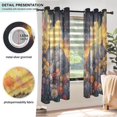 thumbnail image 5 of BZSMCE Window Curtain Panels Fashion Dreamland Cat Printed 63x42in/63x52in, 5 of 7