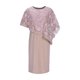 thumbnail image 4 of Vestido de las Mujeres Pantalones Cortos Más Tamaño Casual Cuello en V Vestido de Manga Corta, Poliéster Ligero para Primavera Verano Invierno Diario Y Fiesta, 4 of 9