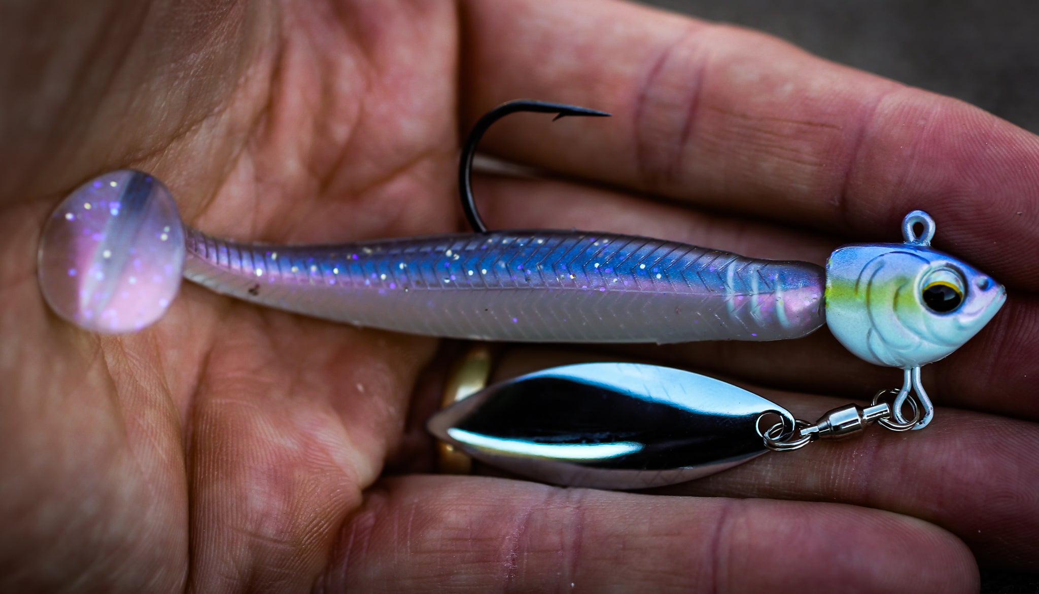(2 pack) 6th Sense Fishing Divine Swimbait Soft Plastic - Pro Shad
