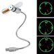 thumbnail image 1 of FELTECHELECTR Mini ventilador USB flexible con luz LED intermitente para PC, portátil, notebook y escritorio., 1 of 3